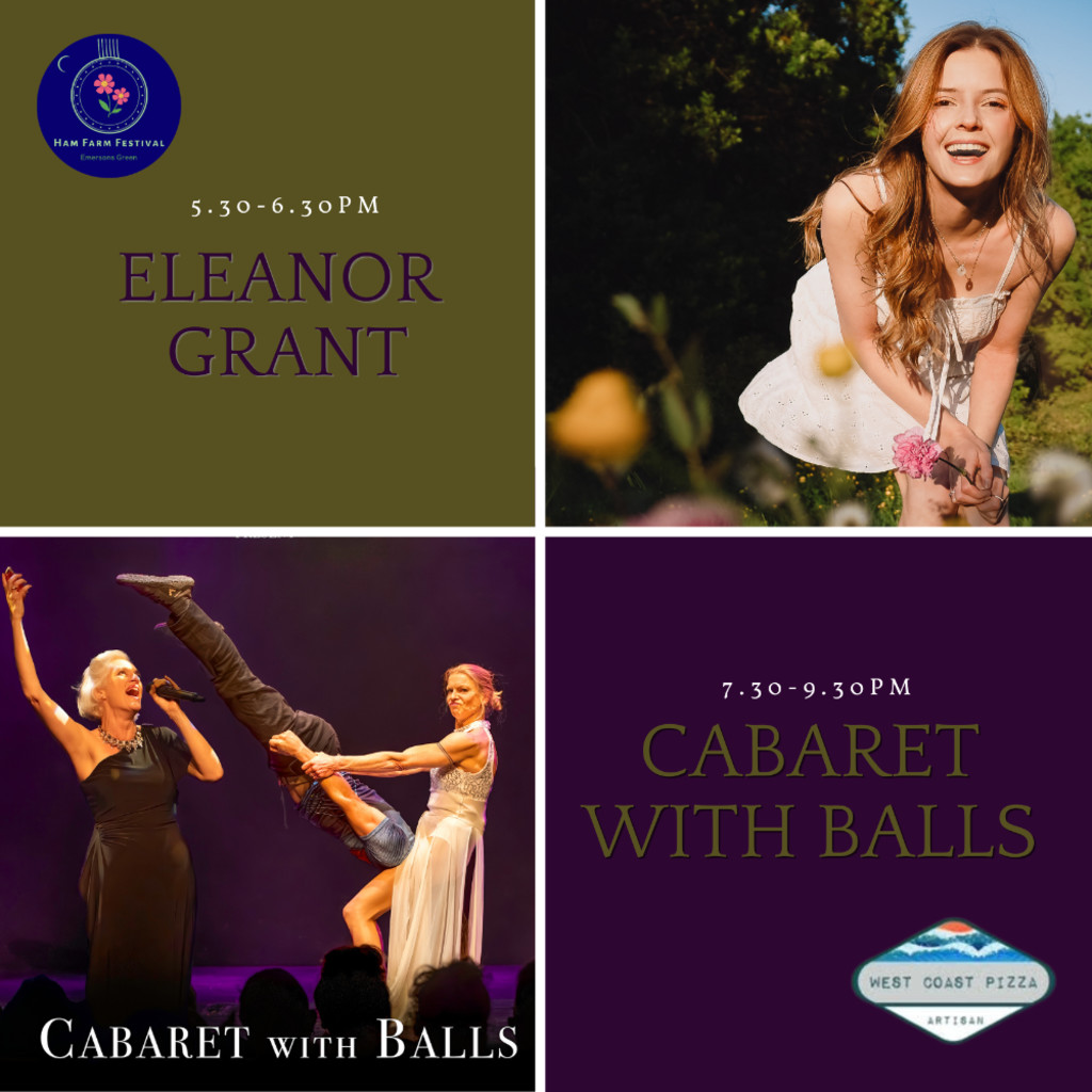 HFF2026 - Sun evening double bill - Eleanor Grant and Cabaret with Balls