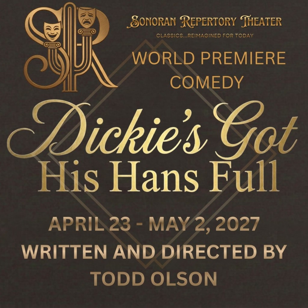 Dickie's Got His Hans Full