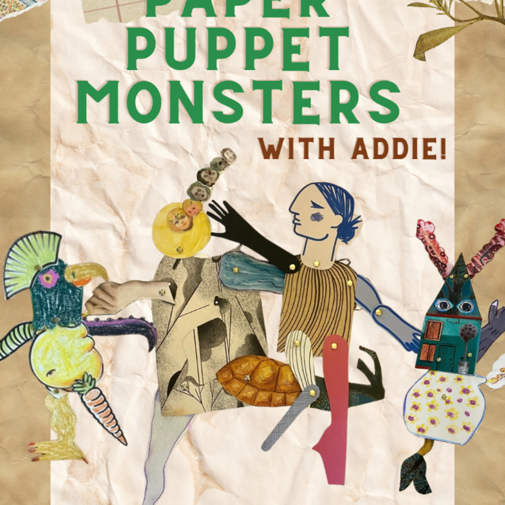 Paper Puppet Monsters w/ Addie @ CreateATL