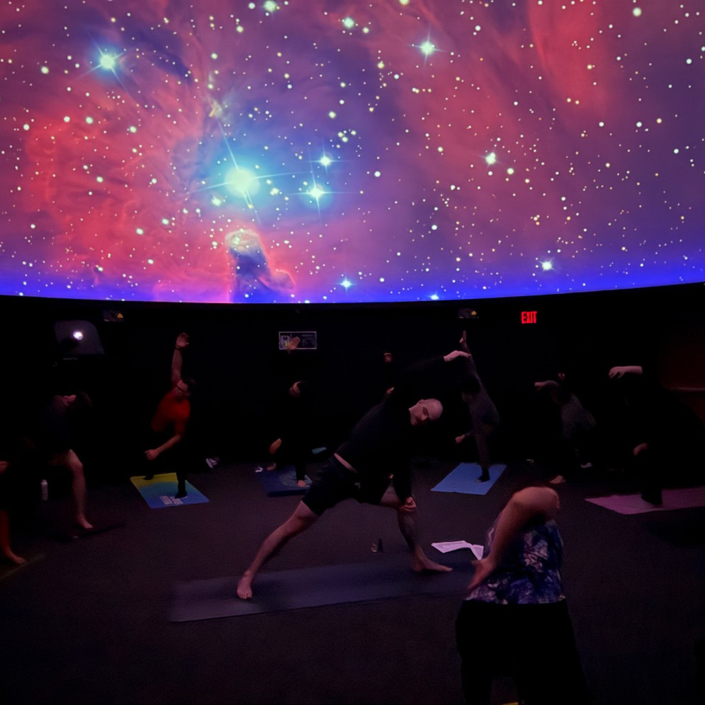 Yoga Under the Stars at the Shiras Planetarium
