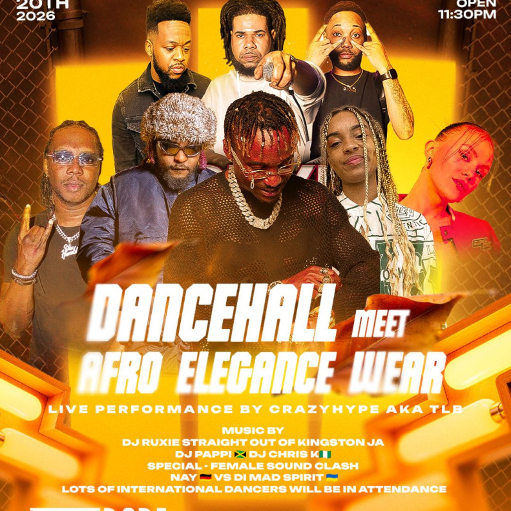 Dancehall meets Afro - the Elegance Wear Edition, Berlin - Badehaus
