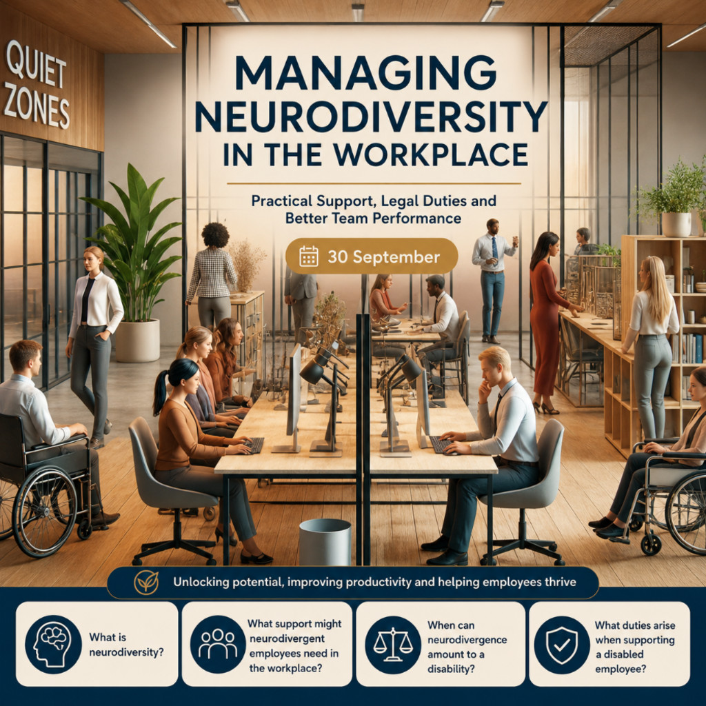 How to Manage Neurodiversity in the Workplace: A Live Online Course