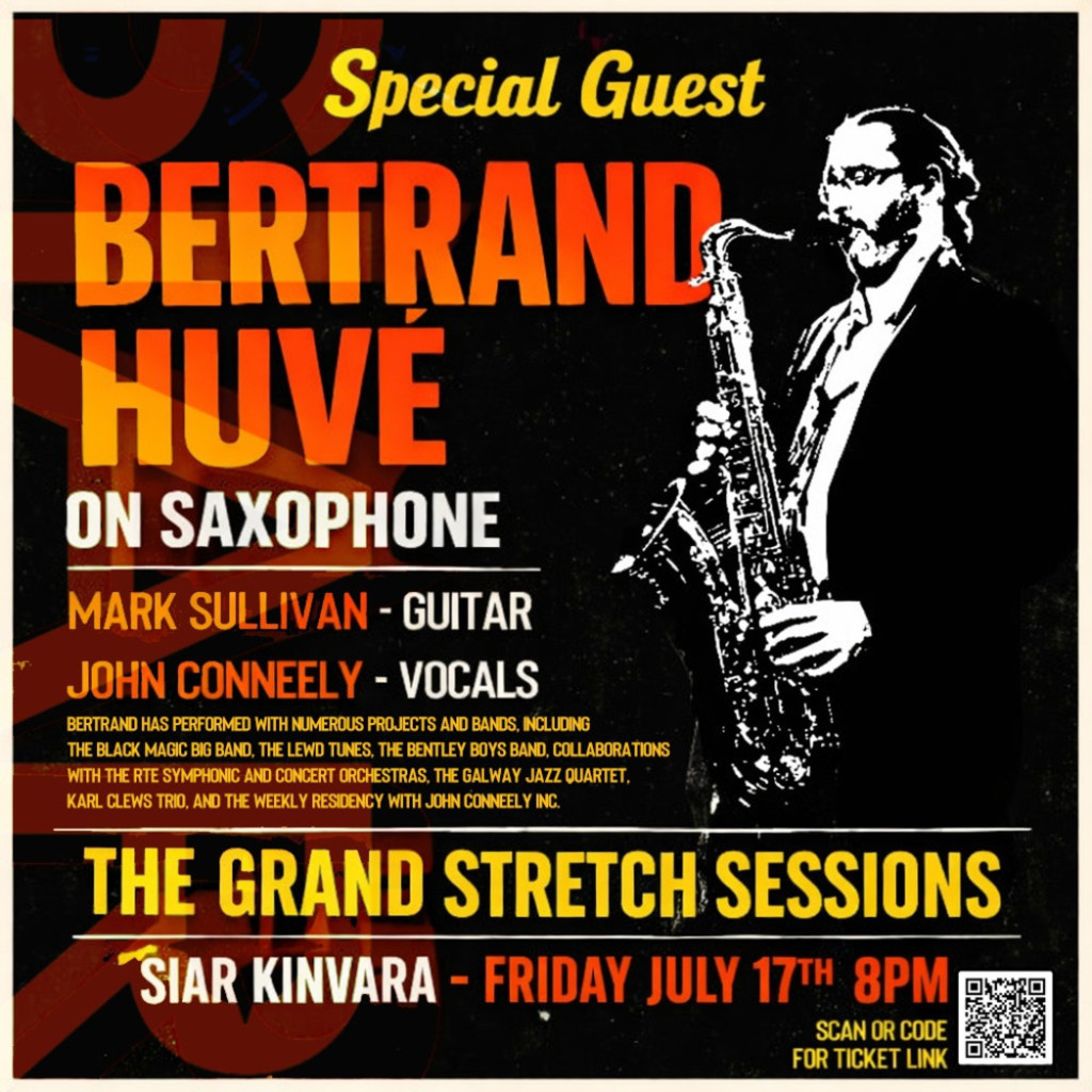 GRAND STRETCH SESSIONS presents - John Conneely Trio with special guests.