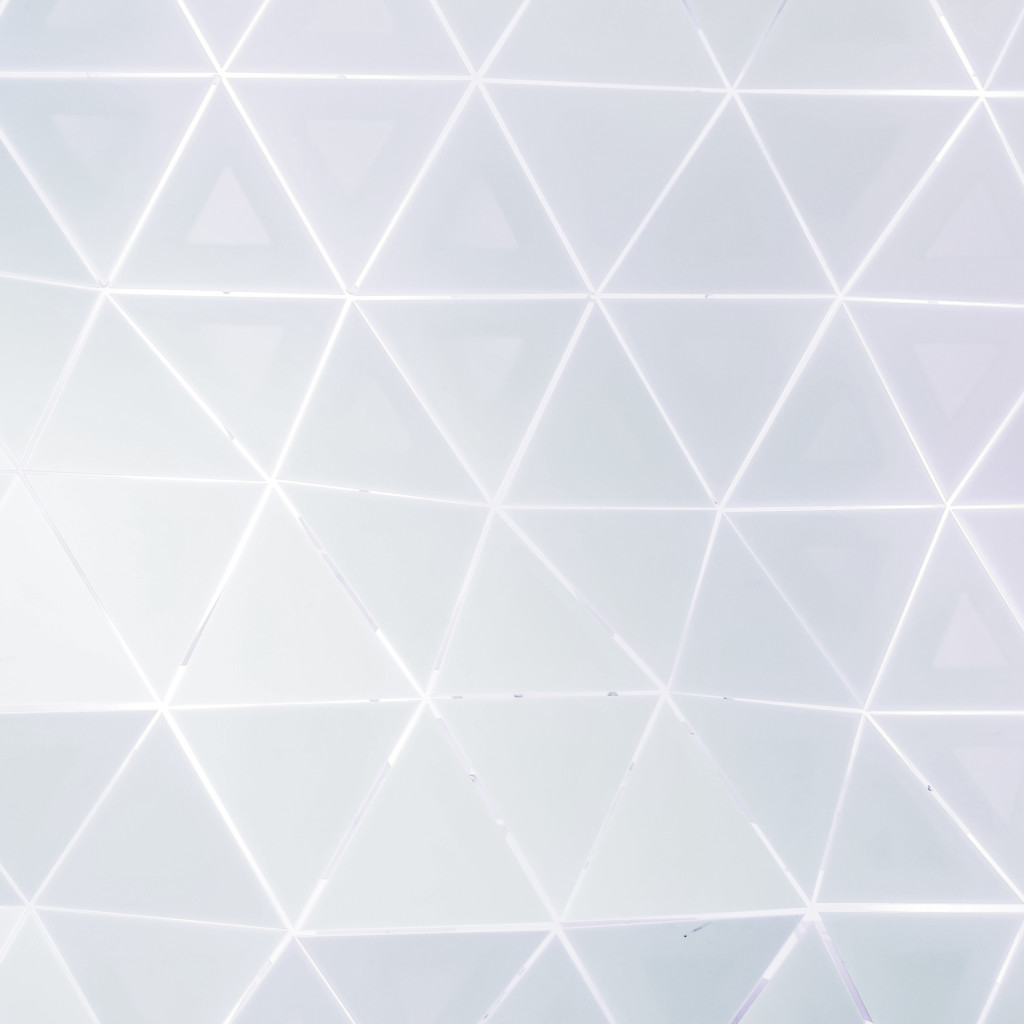 Abstract triangle pattern on a light blue background
