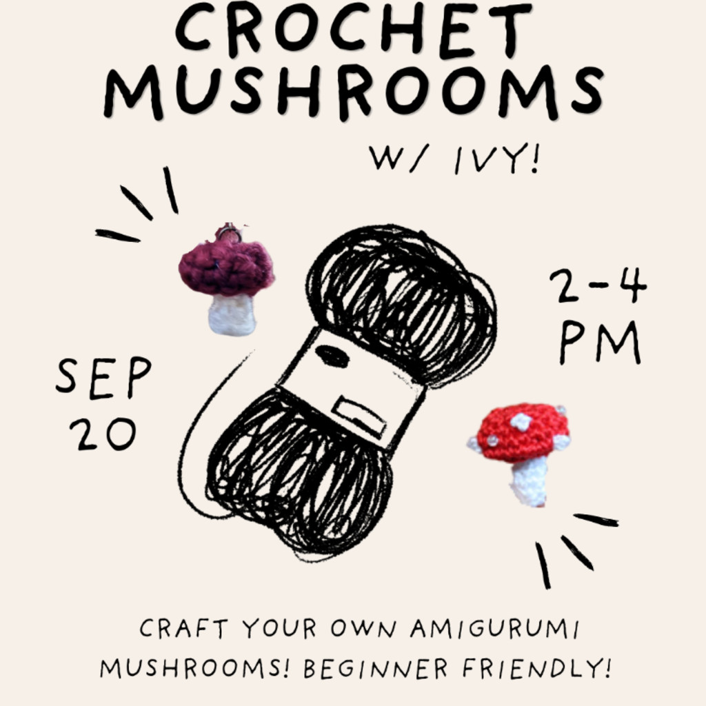 Mini Mushroom Amigurumi w/ Ivy @ ScrapTucker