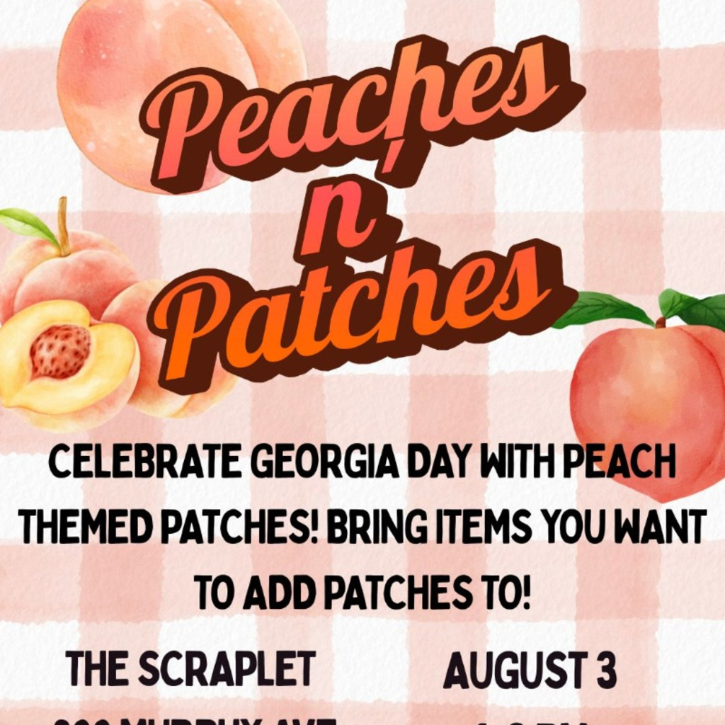 Peaches n' Patches Embroidery and Iron-on Patches @ CreateATL
