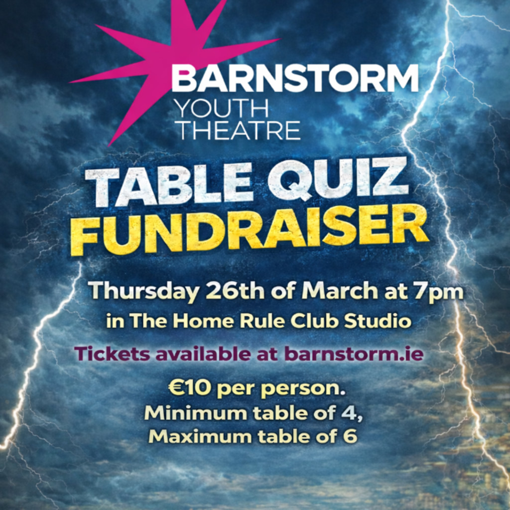 Barnstorm Youth Theatre Table Quiz Fundraiser