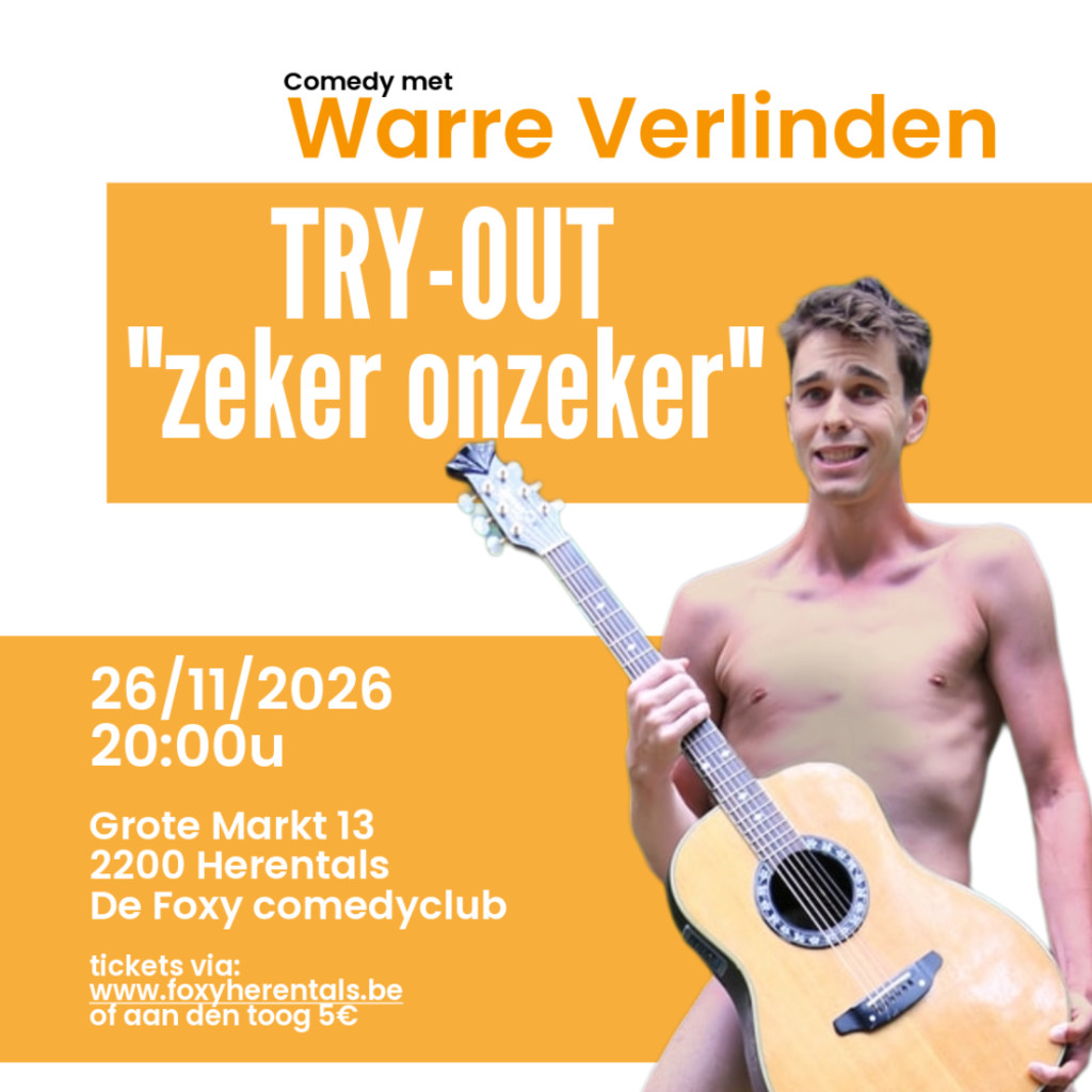 "ZEKER ONZEKER" Warre Verlinden
