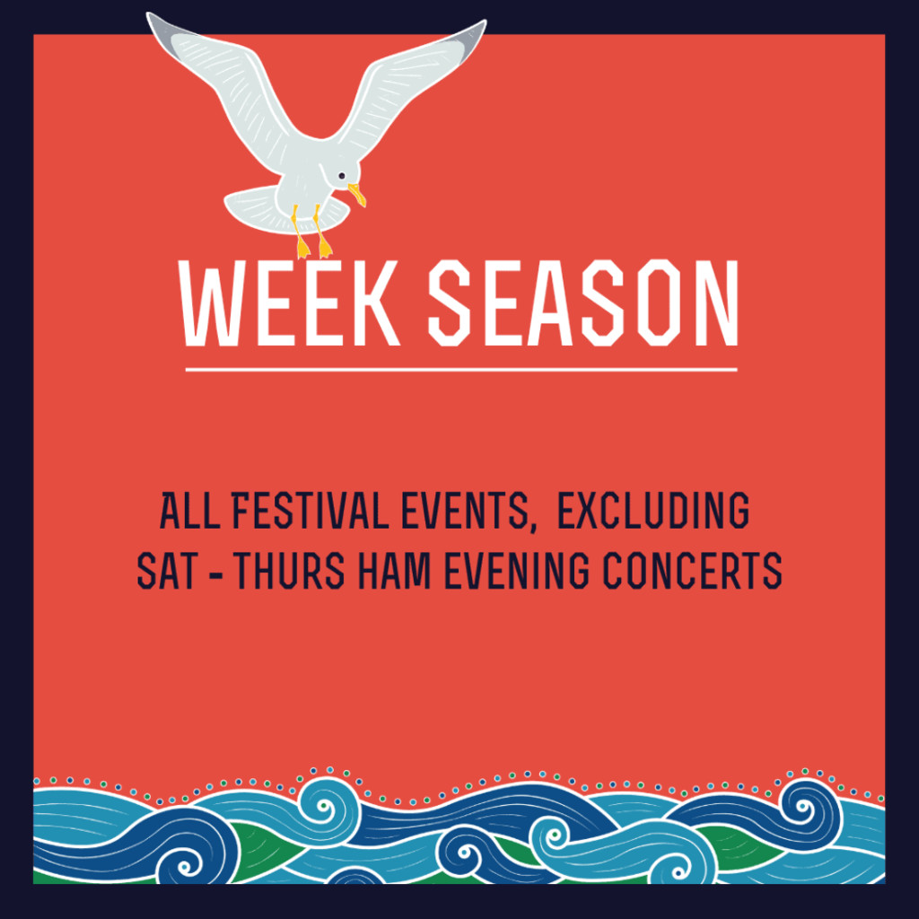 Sidmouth 2026 - Week, Weekend and Day Season Tickets