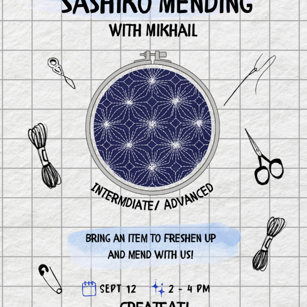 Advanced Sashiko Mending w/ Mikhail