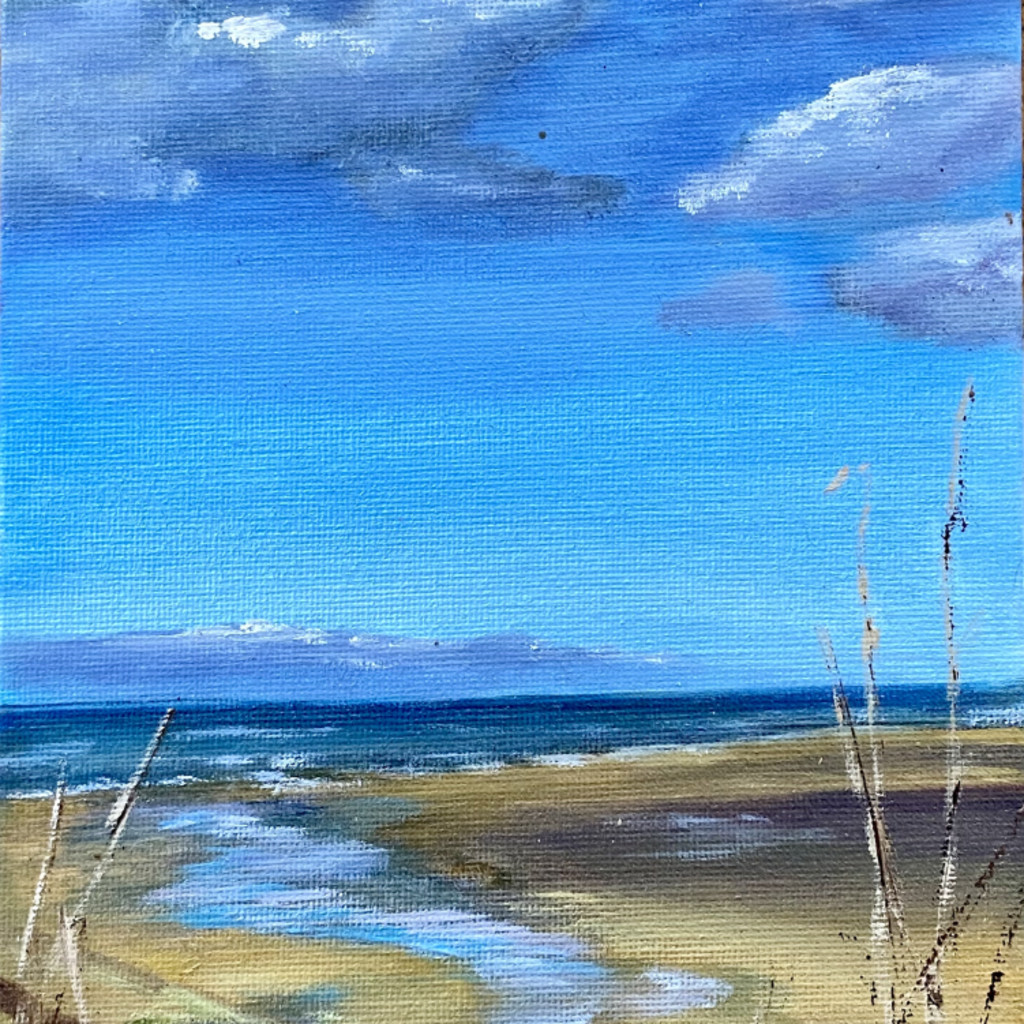 seascape in oils