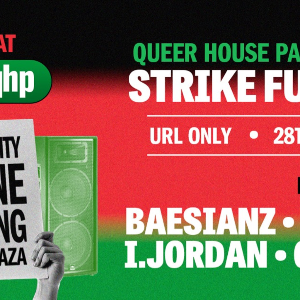 Queer House Party x Ravers For Palestine Strike Fund Livestream
