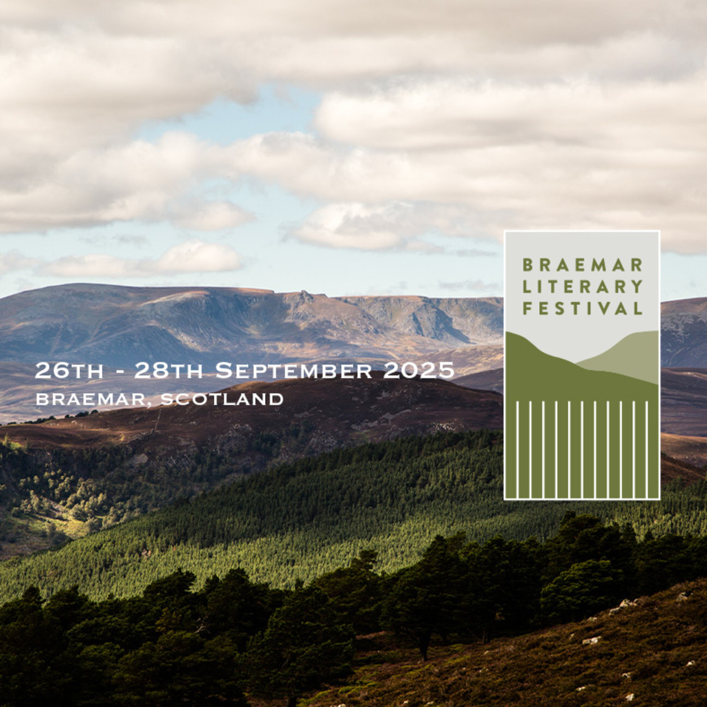 Header image for the Braemar Literary Festival 2025, 26th - 28th September