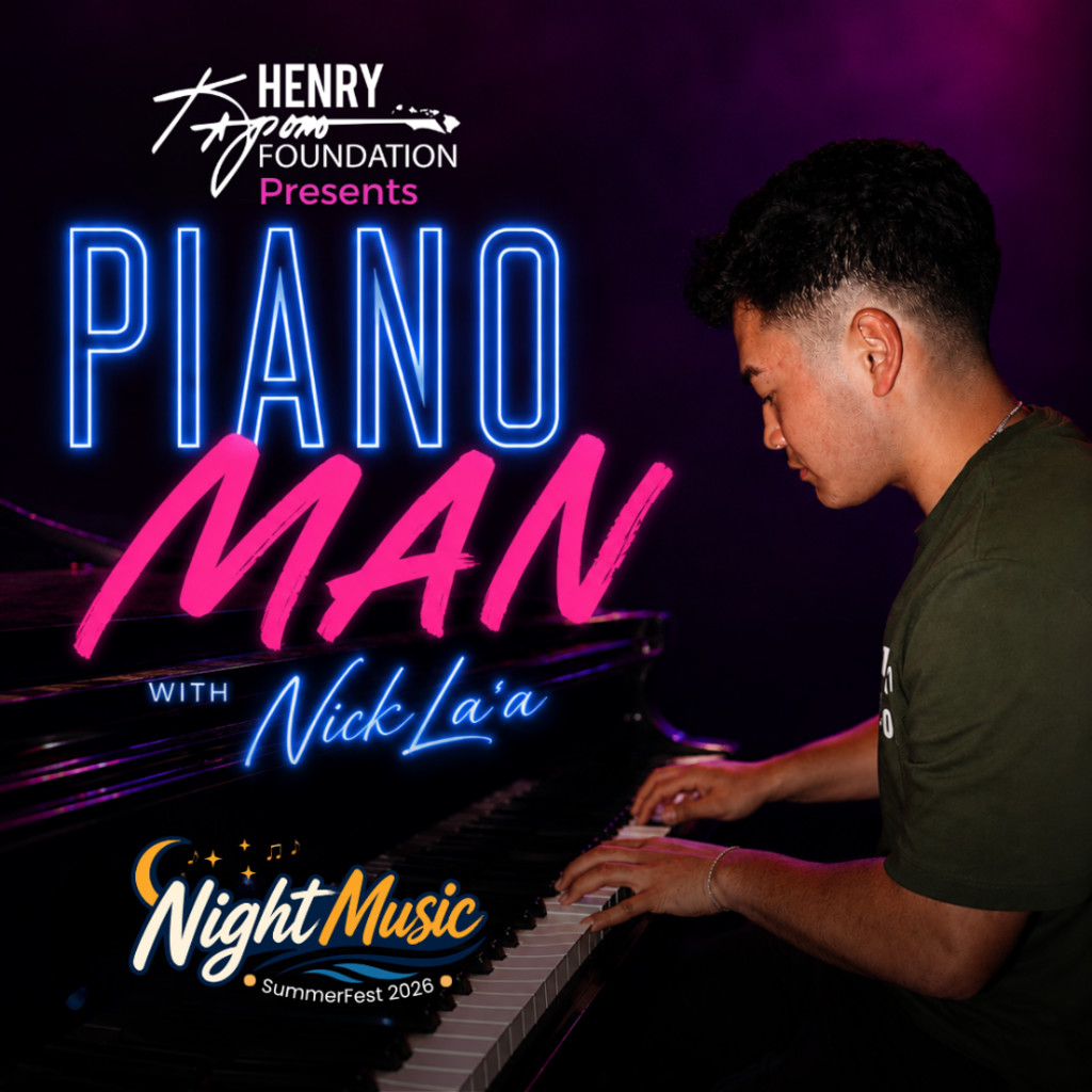 *NEW* Friday, Oct 09 2026 | The Lounge - 2nd Show (8:00pm) | Piano Man with Nick La’a