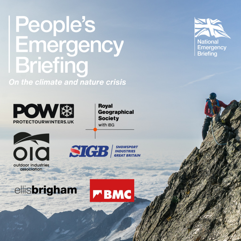 People's Emergency Briefing screening - hosted by Protect Our Winters UK & Outdoor Industries Association at the RGS