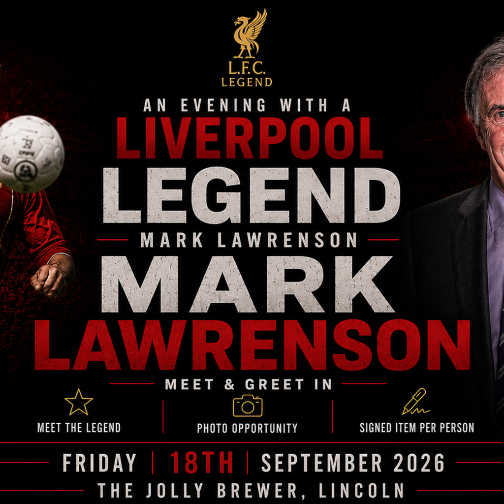 ⚽ AN EVENING WITH LIVERPOOL LEGEND MARK LAWRENSON ⚽