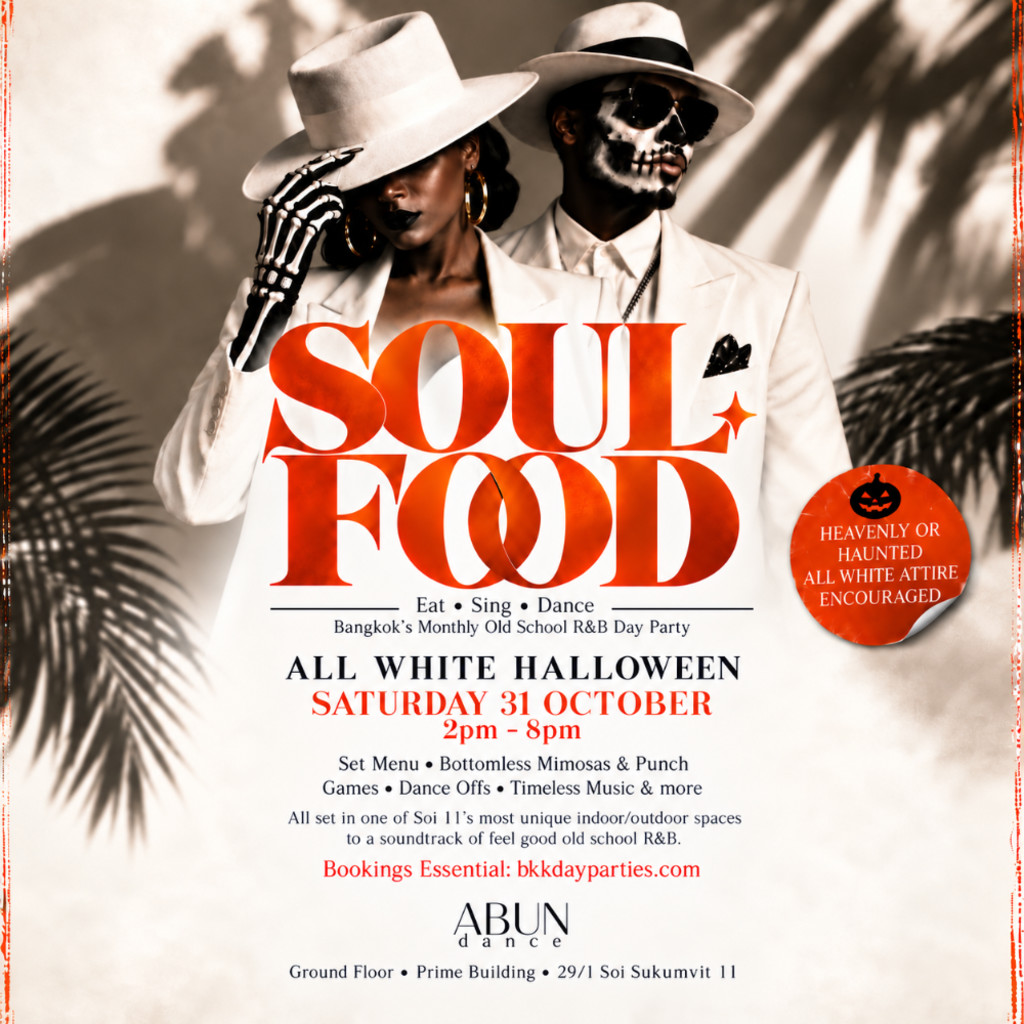 Soul Food - Bangkok's Old School R&B Day Party - All White Halloween