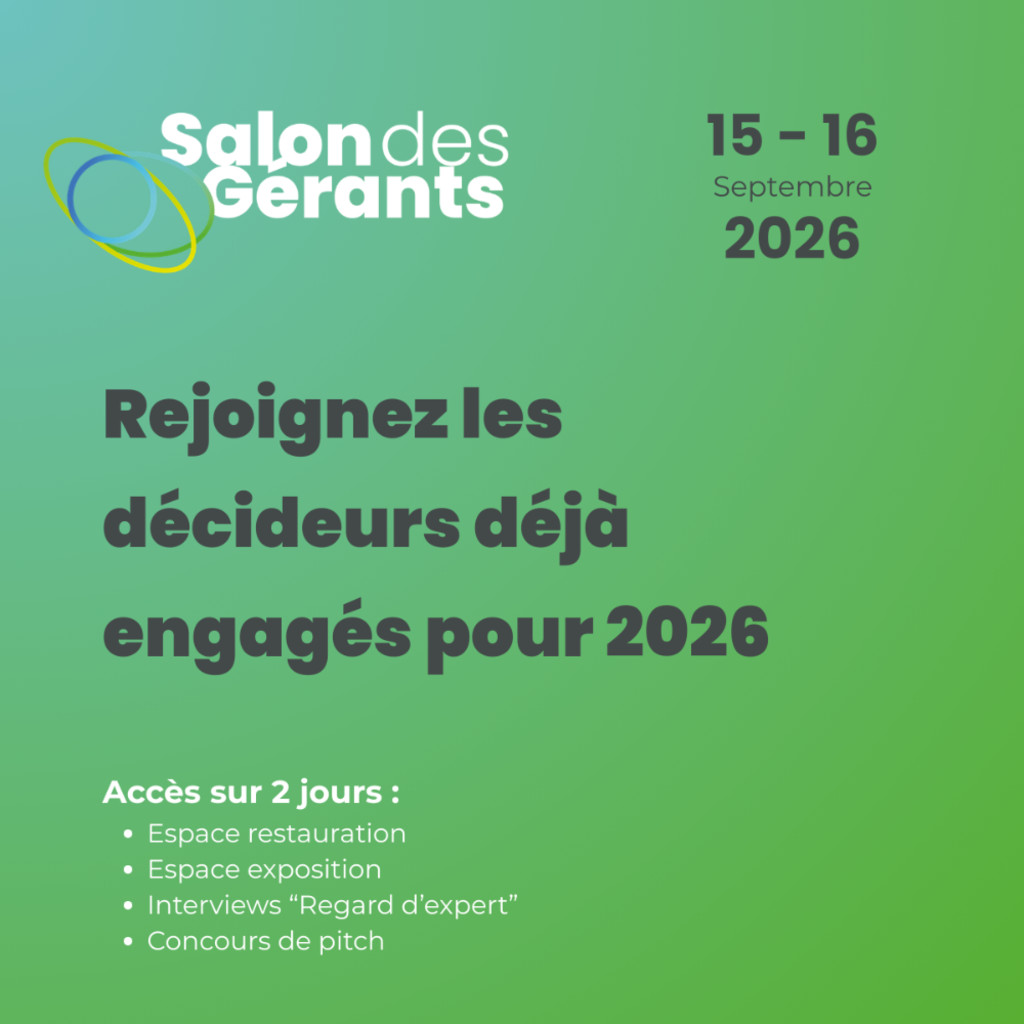 Préventes - Salon des Gérants 2026