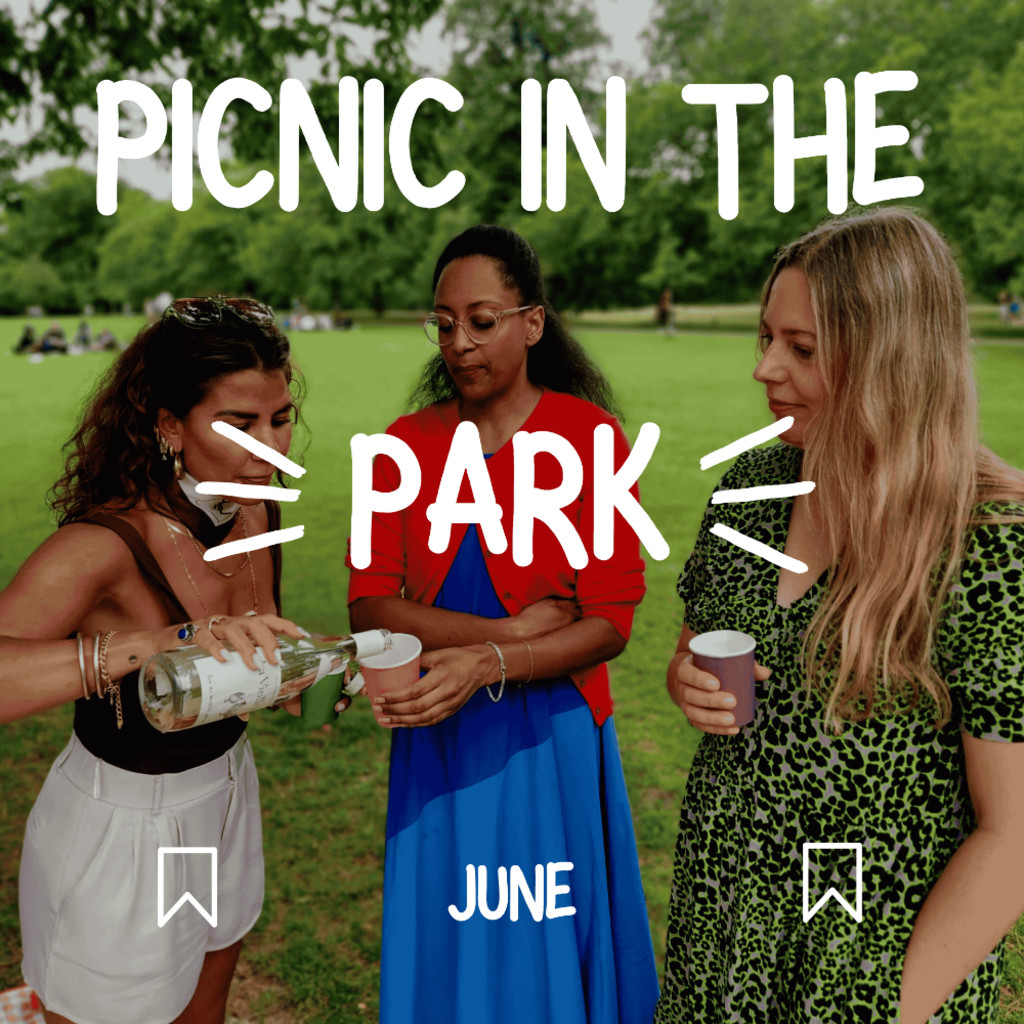 A image of women pouring wine in the park, 30 Girls Club