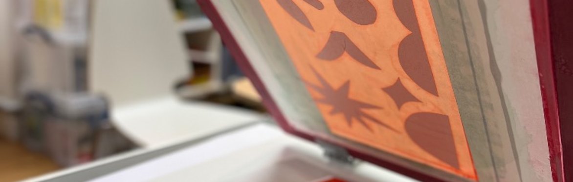 Hand Cut Paper Stencil Screenprint One Day workshop with Imogen Donegan