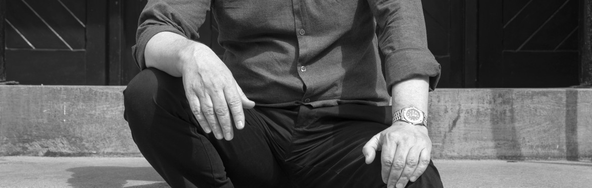 A praying man