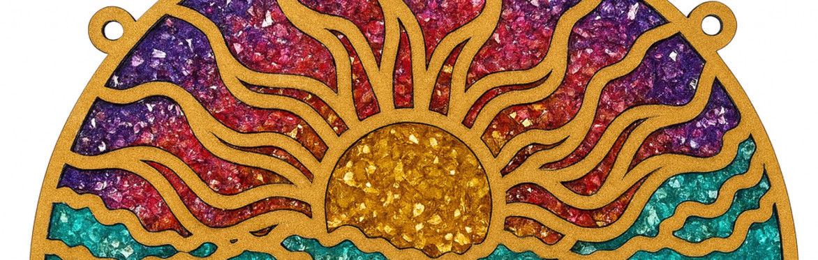 08/29 Crushed Glass Art Party! 7pm