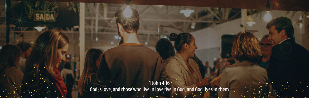 Black and Gold Christian Singles Social Header image with glittery sparkles
