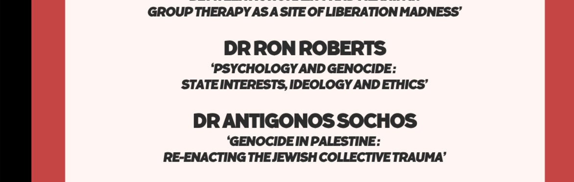 UK Psychologist for Palestine Conference