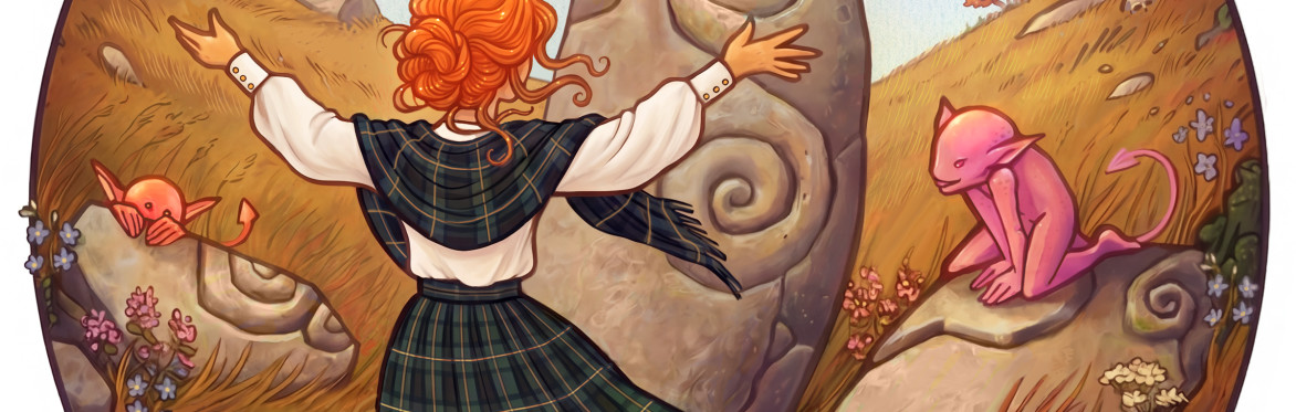 An example of Eileen Budd's book illustration/ story artwork