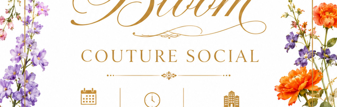 Frosted couture social introduction, a dessert after hours experience night.