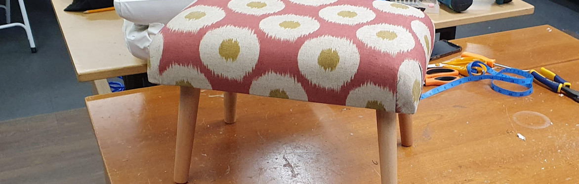 Learn How To Upholster a Footstool Using Modern Techniques