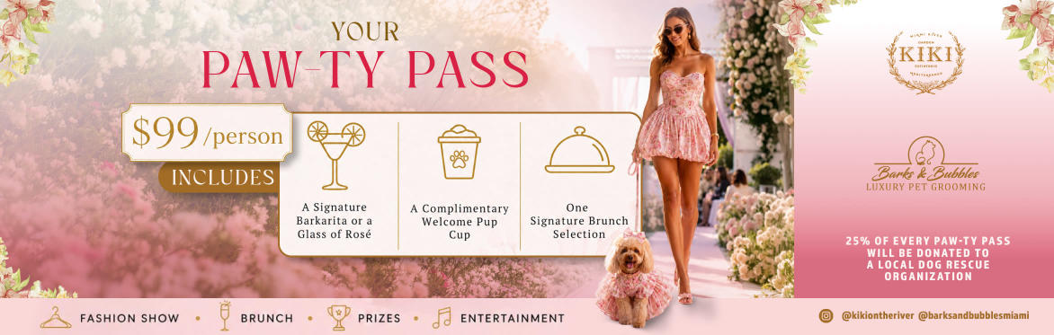 Paws & Pose: The Fashion Paw-ty at Kiki on the River