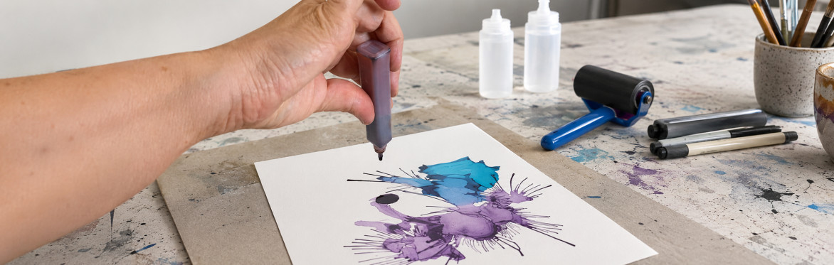 Flow & Form - Introduction to Alcohol Ink