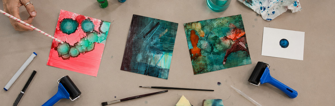 Flow & Form - Introduction to Alcohol Ink
