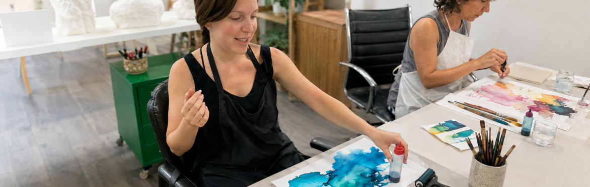 Flow & Form - Introduction to Alcohol Ink