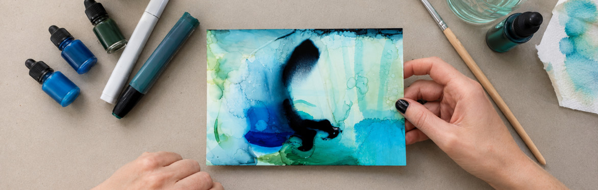 Flow & Form - Introduction to Alcohol Ink