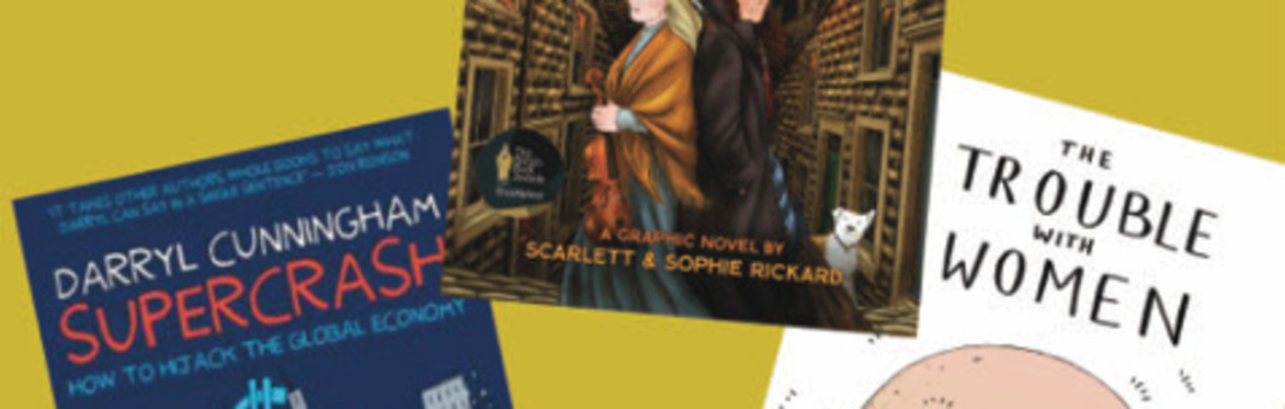 Otley Bookfest banner with dates and venue details.