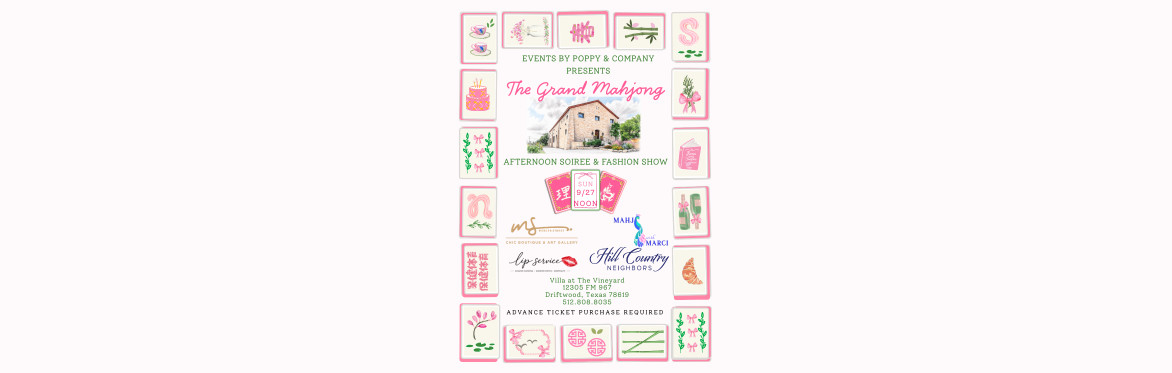 The Grand Mahjong  Afternoon Soiree and Mercer Street Chic Boutique Fashion Show