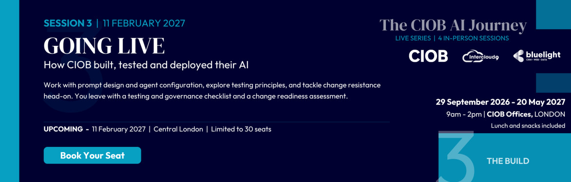 The CIOB AI Journey: Live Series