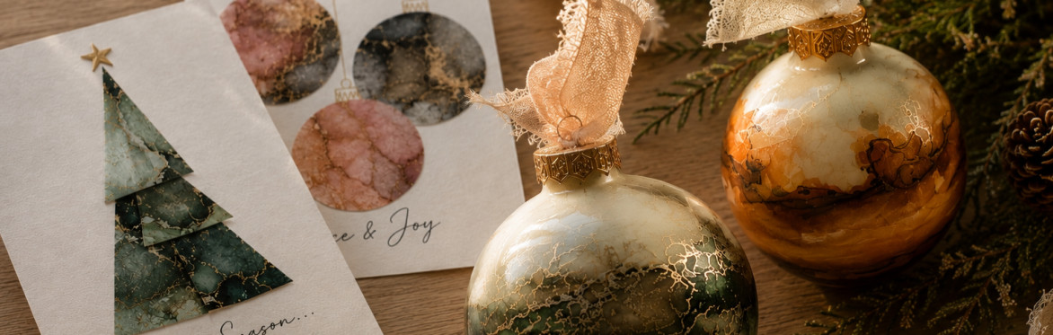 Christmas Alcohol Ink Day: Baubles & Cards, Arley Hall & Gardens, November & December 2026