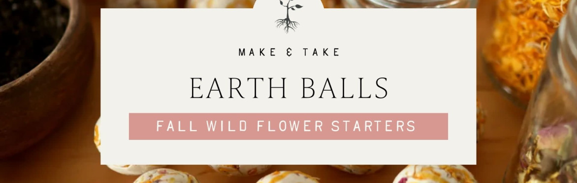 Make & Take: Fall Wildflower Starter "Earth Balls"