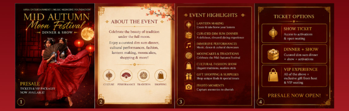 Mid-Autumn Moon Festival: A Dinner & Show Experience at Palette