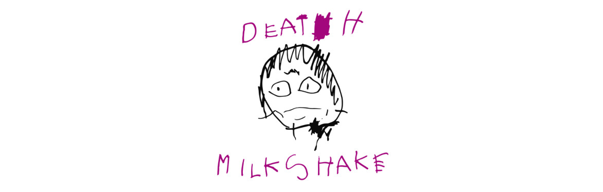 Image of a leaf and the sky, with details of the Death Milkshake EP launch show