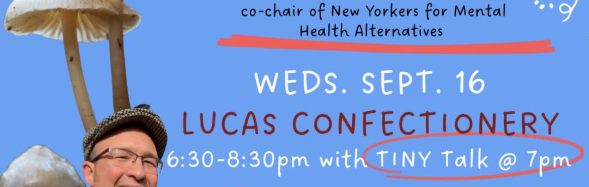 The Dishing's TINY Talks with guest speaker Avery Stempel. Weds. Sept. 16. Lucas Confectionery, Troy