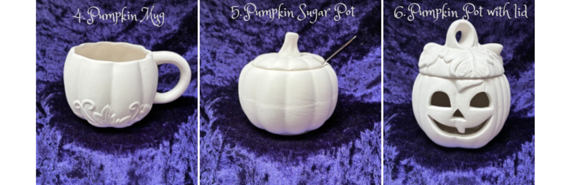 Pumpkins and Cauldrons Pottery Painting Evening - Welton