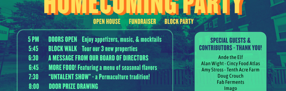 CPI Homecoming Party & Fundraiser