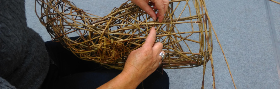 Willow Weaving - Stag's Head