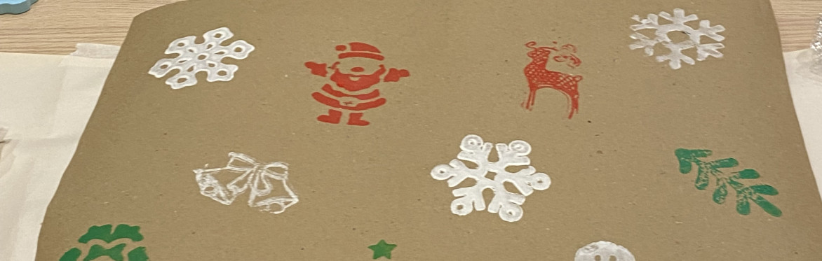 Festive (or non-festive if you prefer) Hand Printing Session