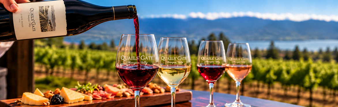 Quails Gate On The Road with Derricks Steakhouse