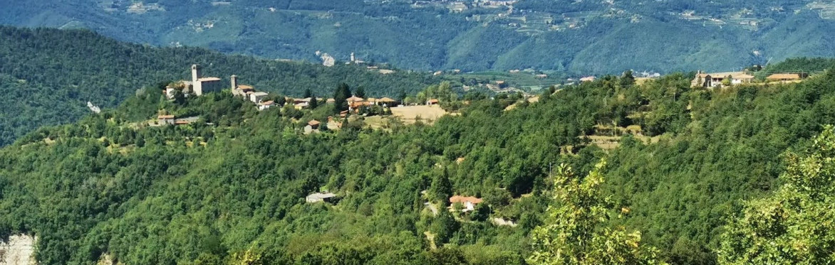 Panoramic view of the hills near Roccaverano